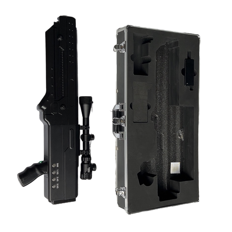  梅州手持便携式枪型低空防御反制四通道A型